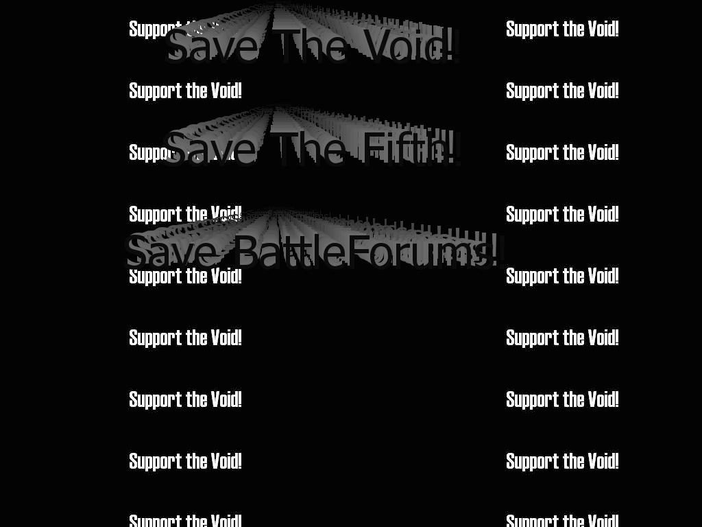 SaveTheVoid