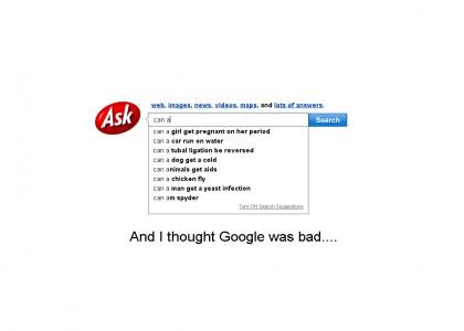 Seriously? The Ask.com Edition