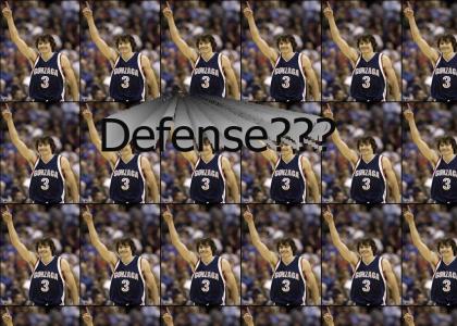 I don't play defense