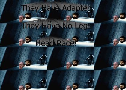 Sparta VS Chrises Face They Have Adapted No Legs Race