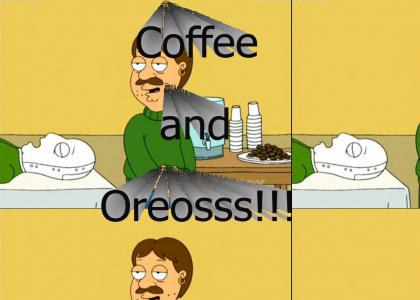 Coffee and Oreos!!
