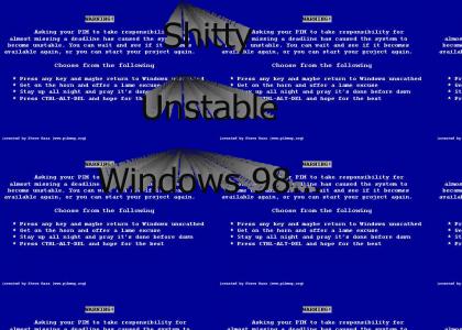 Blue screen of deathings!