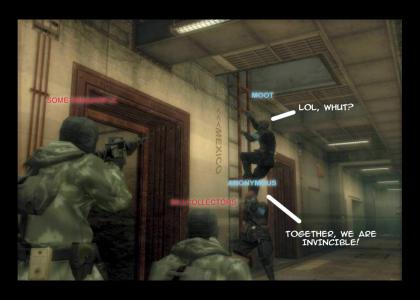 4chan fails at MGS3 online