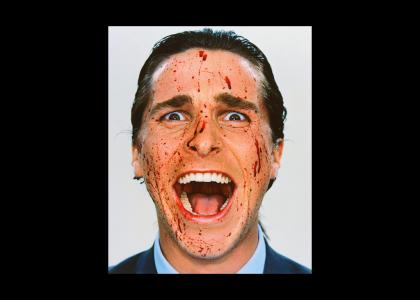 Patrick Bateman stares into your soul