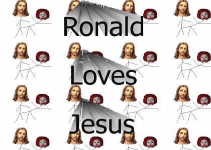 Ronald loves jesus