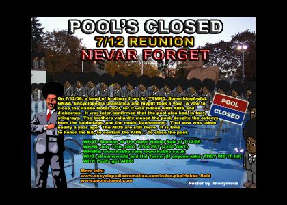Pool's Closed: 7/12 Reunion