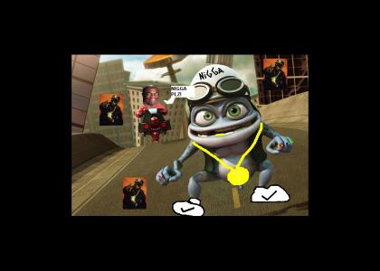 Crazy frog hit teh rap scene