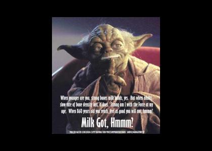 Yoda Got Milk Add