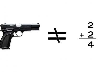 A Gun is Not a Math Problem.