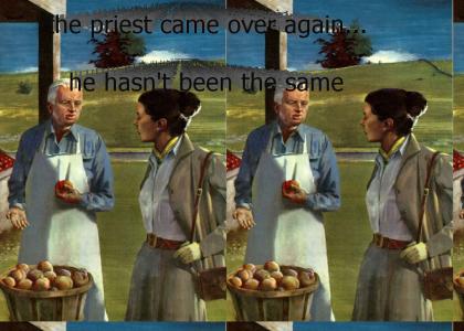 why, why is the priest?
