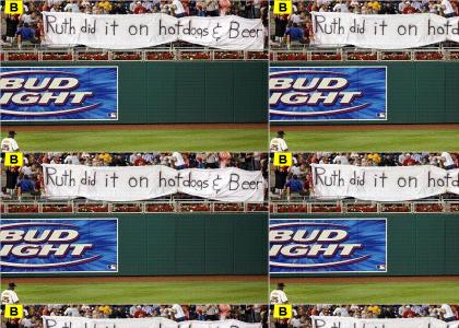 Barry Bonds CHEATED. (real banner)