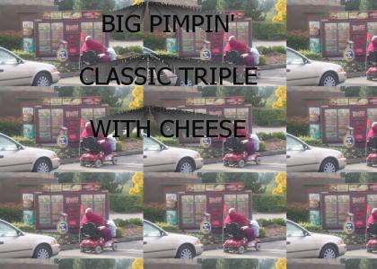 big pimpin' classic triple with cheese
