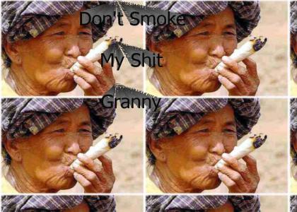 Granny Smokes Weed