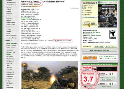 The US Army fails at making video games