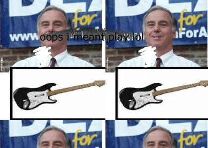 Howard Dean sings Dani ''California'' on Rock Band