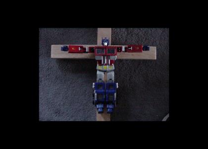 Optimus Gets Crucified