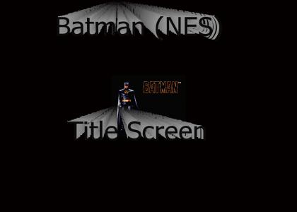 Batman (NES) Title Screen