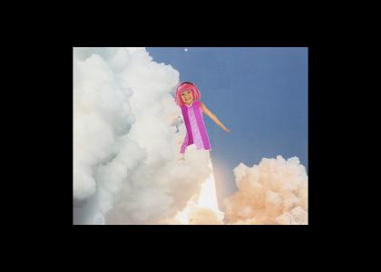 Stephanie you are clear for launch (Lazytown goes orbital)