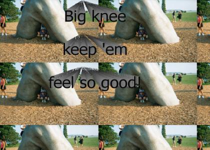 Big knee...