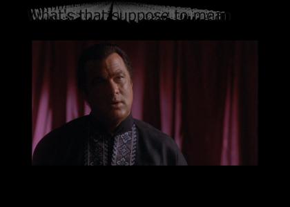 What is Steven Seagal talking about?
