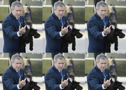 George Bush's Hynotizing Finger