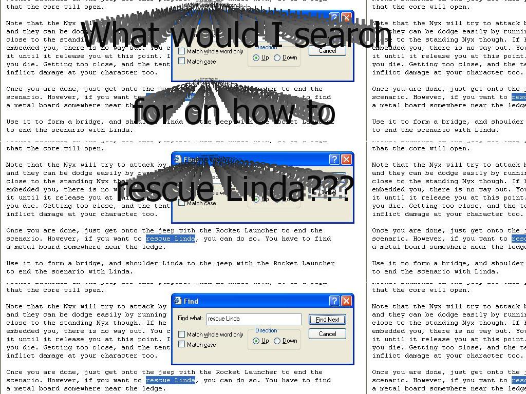 SearchForRESCUELINDA