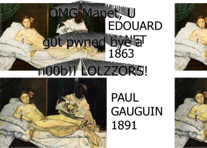 Manet Fails.  Gauguin pwns.  lol lol!