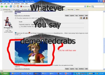 What ever you say dementedcrabs