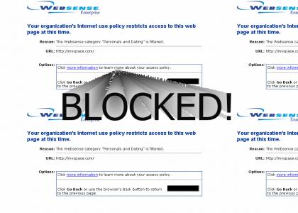 websense blocks myspace