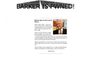 Barker gets PWNED