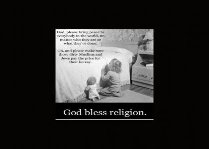 God bless religion
