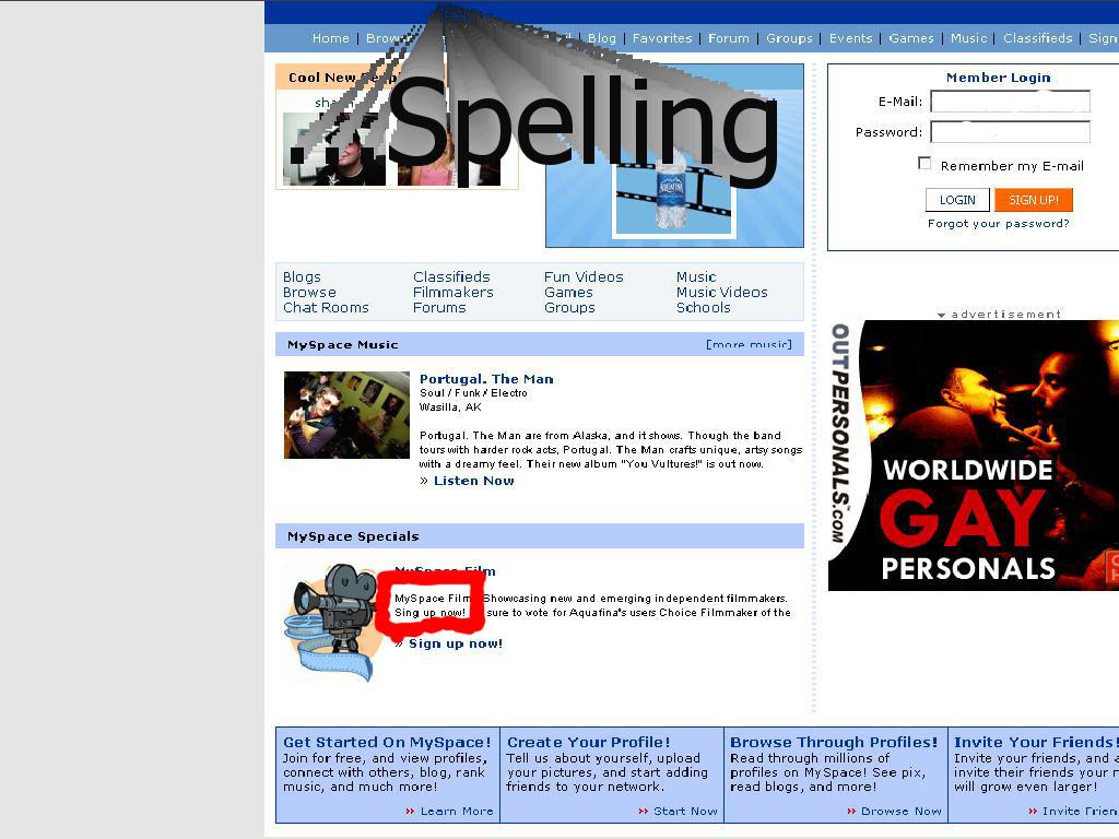 myspacefailsatspellingaots