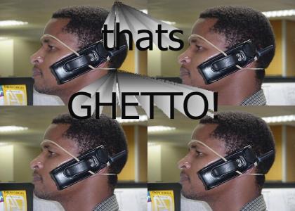 Ghetto hands-free device