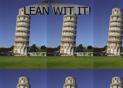Even Pisa is doing it