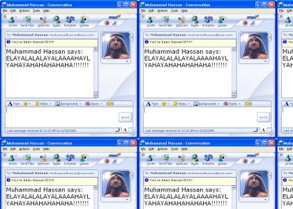 Hassan on MSN Messenger