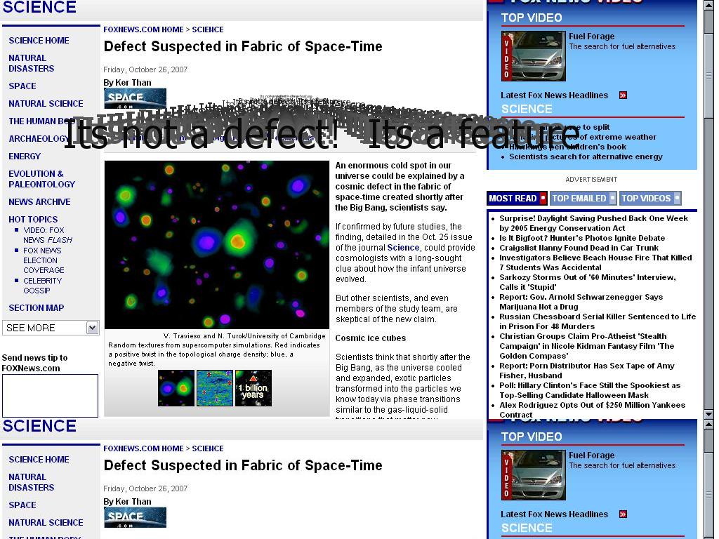 spacetimedefect