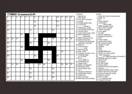 OMG, Secret Nazi Crossword Puzzle!