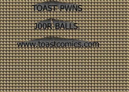 TOAST PWNES J00R BALLS