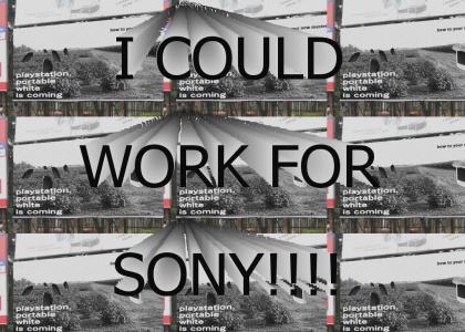 I could work for Sony