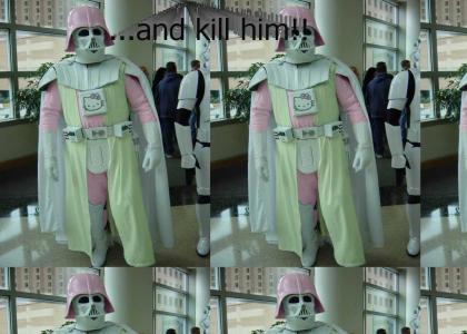 Hello Kitty...Vader?!  Find this man...