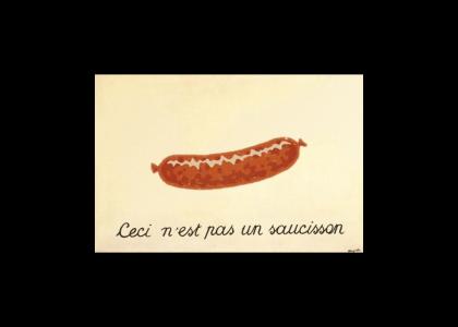 Not a sausage - en français