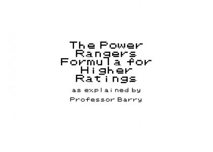 The Power Rangers Formula for Higher Ratings