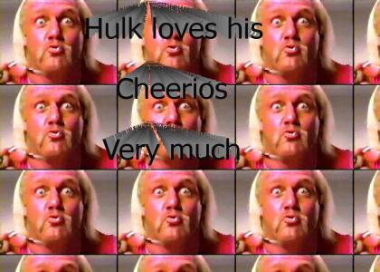 Hulk Hogan loves Honey Nut Cheerios