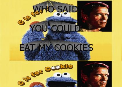 Who said you could eat my cookies