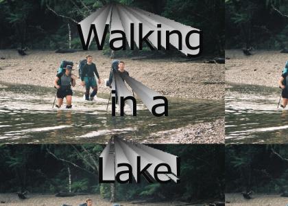 Walking In a Lake
