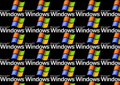 Windows XP logo and jingle