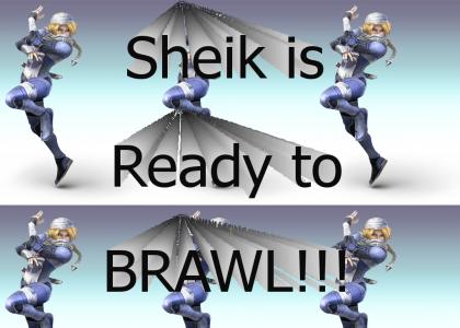 Sheik is in Brawl!!!