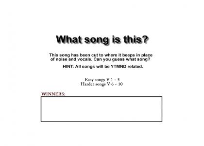 Guess the song! V1