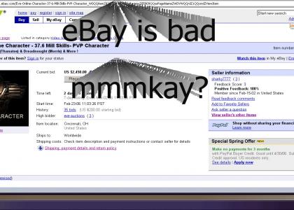 eBay is bad.