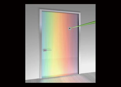 Laser Gay Door